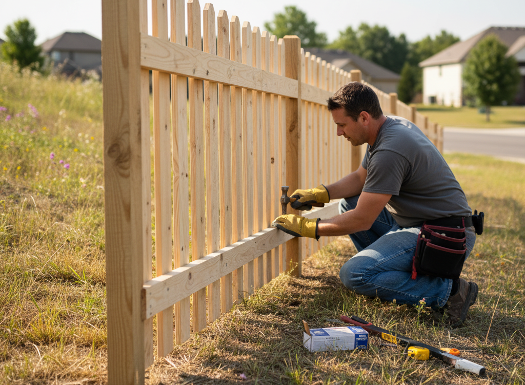 How to Build a Fence on a Slope