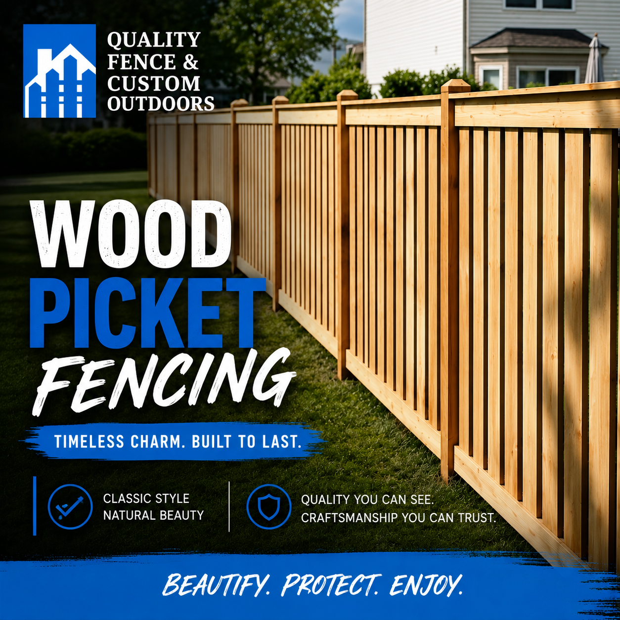Wood Picket Fencing Remains a Timeless Choice for Charleston Homes