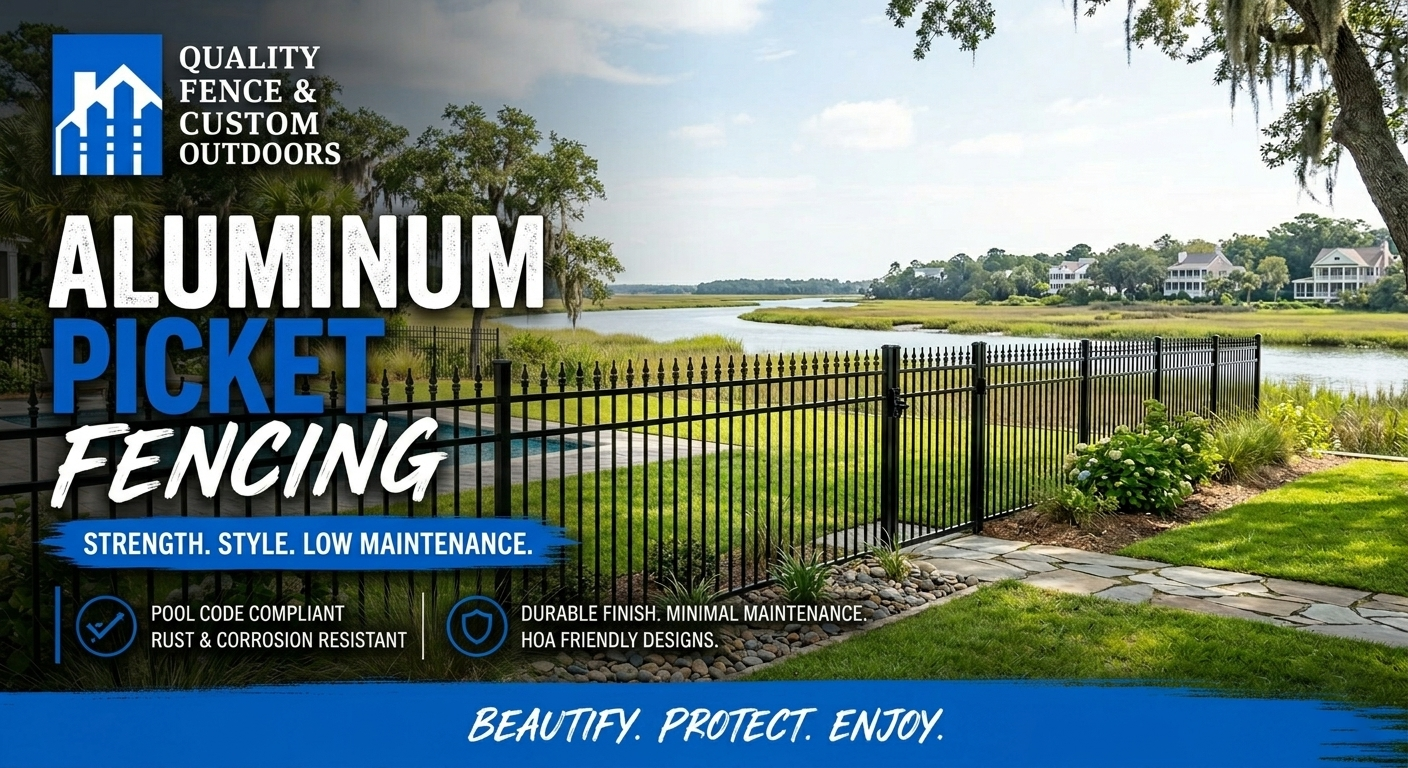 Aluminum Fencing in Charleston
